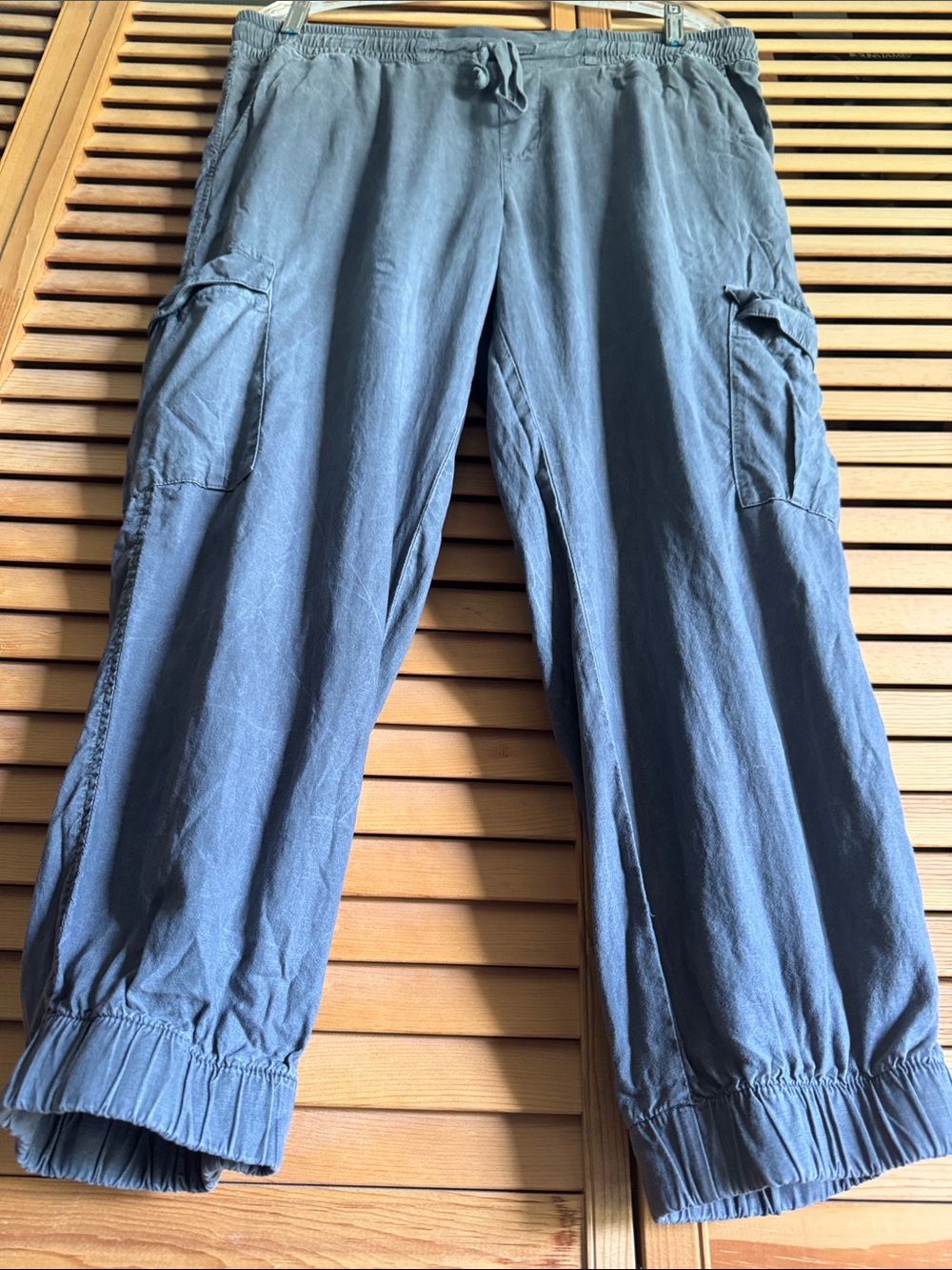 cloth & stone casual drawstring Linen joggers